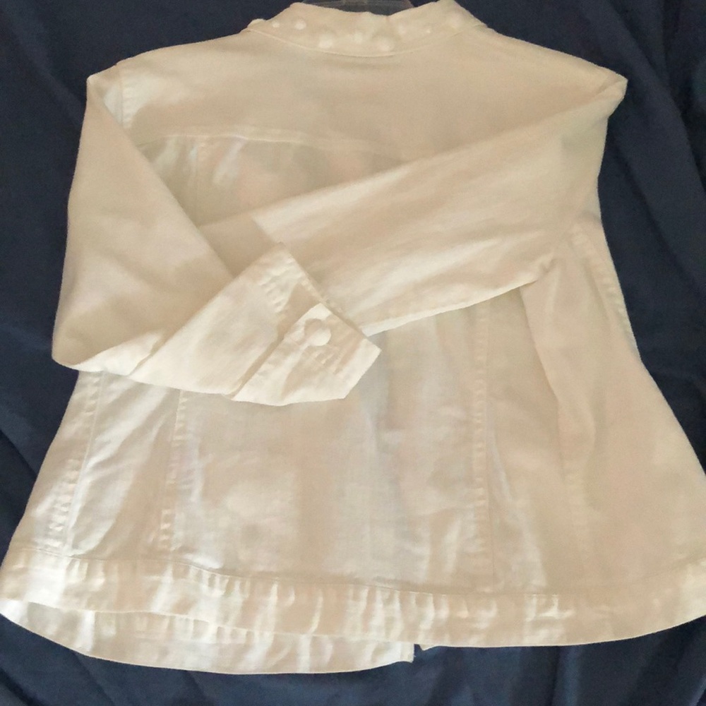 Ruby Rd. White sequined jacket - Picture 5 of 5
